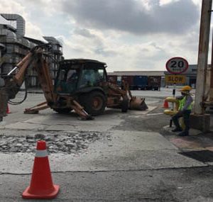 concrete pavement, removal and reconstruction