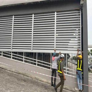 louvers fabrication and installation