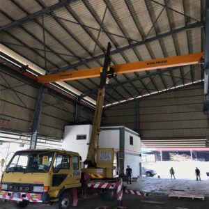 overhead travelling crane launching