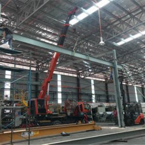 overhead travelling crane launching