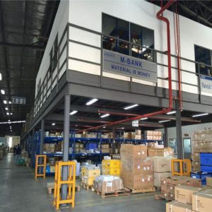 partition, mezzanine office, complete with m&e, ahu, networking and bomba fire system